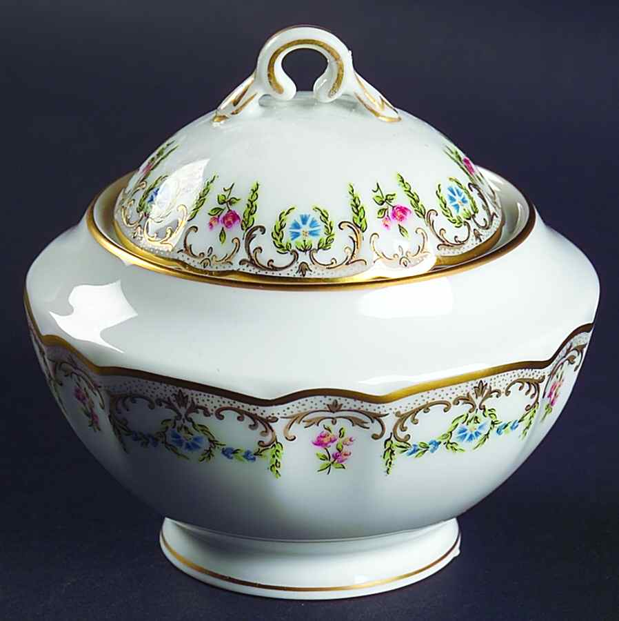 Symphonia Sugar Bowl & Lid by Charles Field Haviland-1