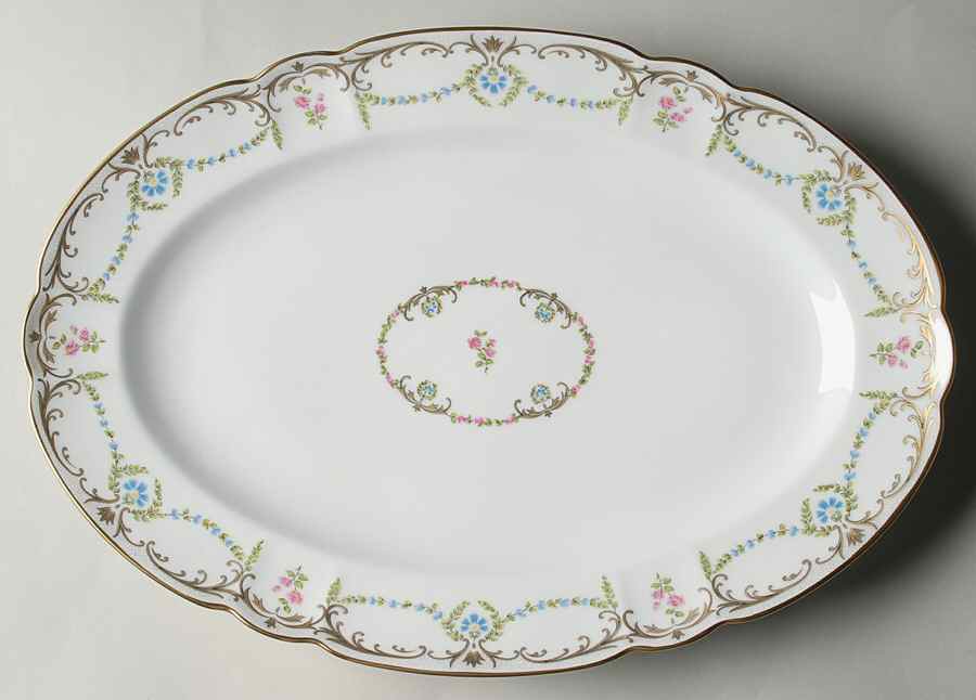 Symphonia 16" Oval Serving Platter by Charles Field Haviland-1