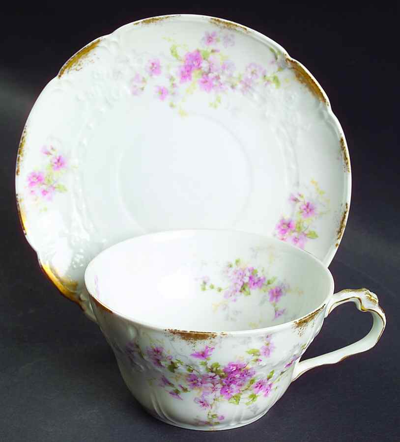 The Trocadero Oversized Cup & Saucer Set by Charles Field Haviland-1