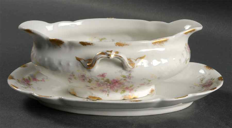 The Trocadero Gravy Boat & Underplate by Charles Field Haviland-1
