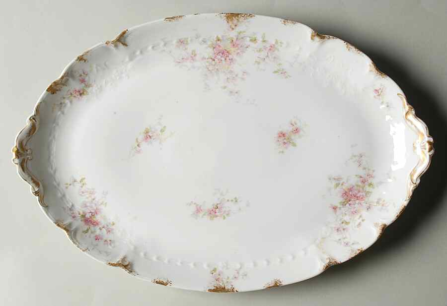 The Trocadero 14" Oval Serving Platter by Charles Field Haviland-1
