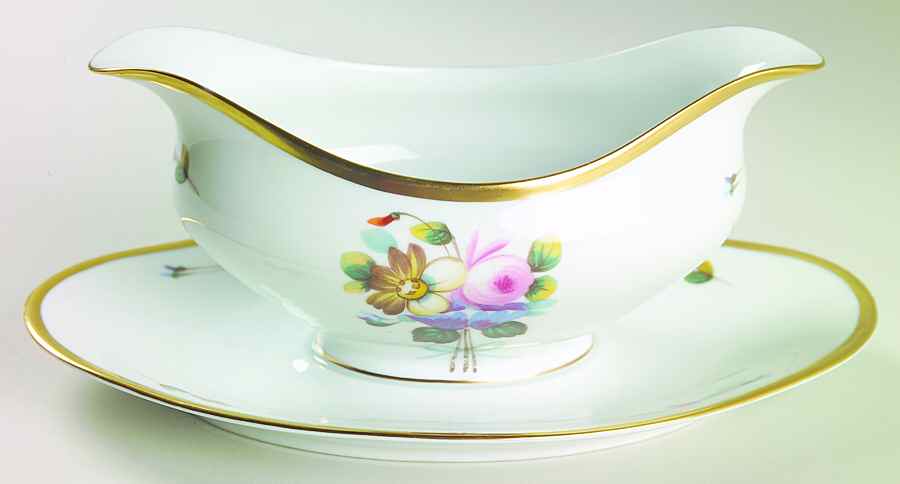 Winterthur Gravy Boat with Attached Underplate by Charles Field Haviland-1