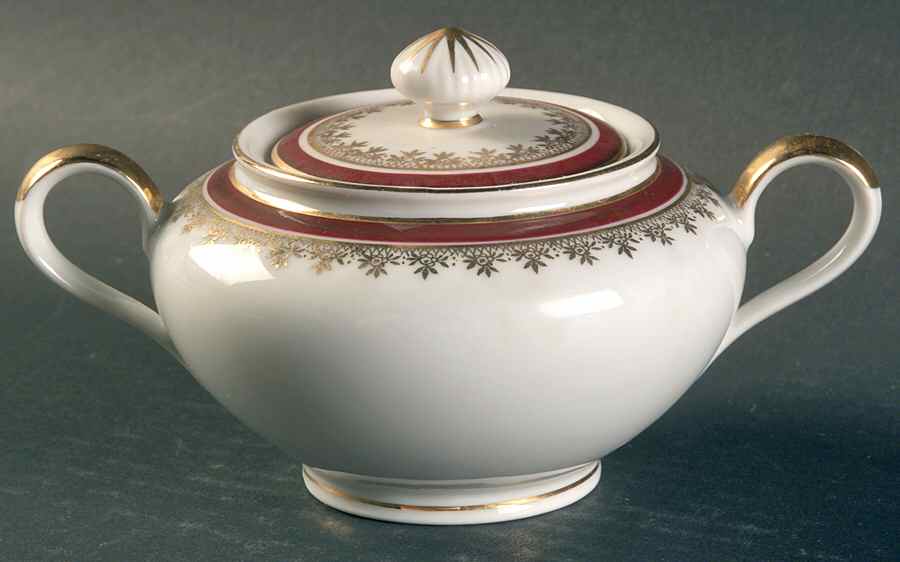 Chateau Sugar Bowl & Lid by Chalfonte-1