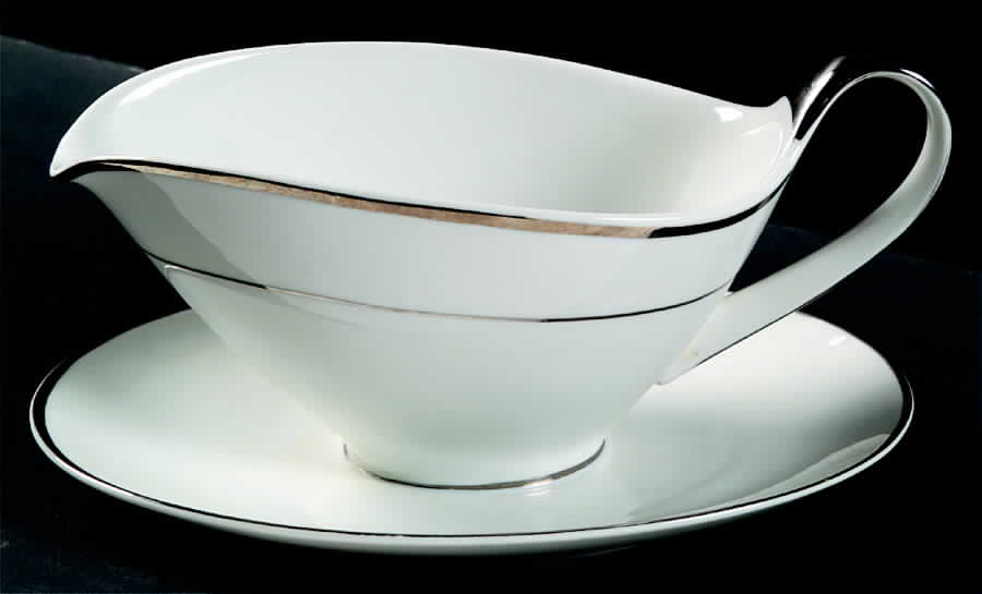 The Duchess Gravy Boat with Attached Underplate by Chalfonte-1