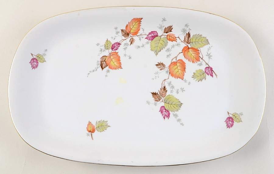 Fall Symphony 15" Oval Serving Platter by Chalfonte-1
