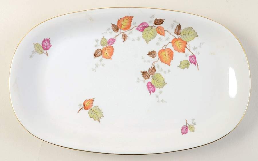 Fall Symphony 13" Oval Serving Platter by Chalfonte-1