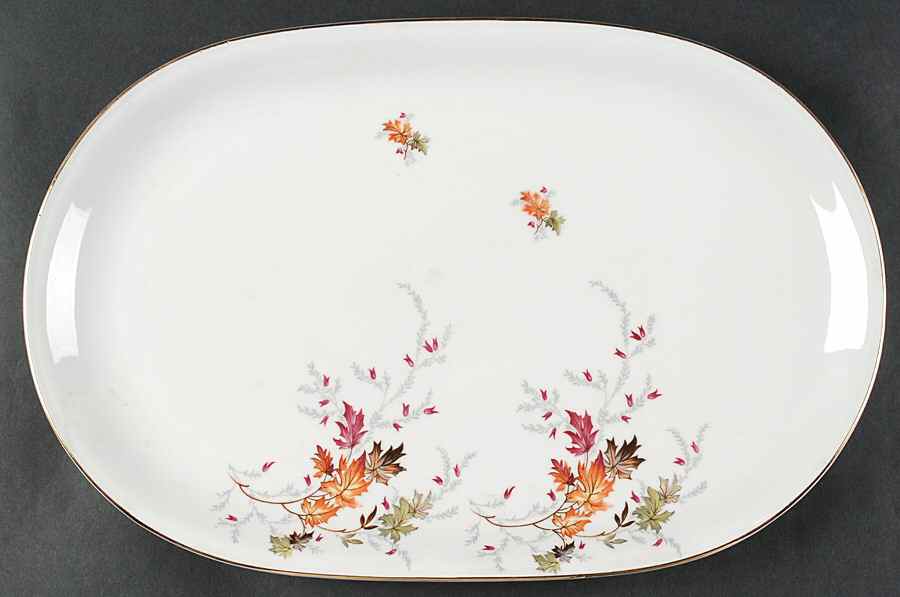 Indian Summer 15" Oval Serving Platter by Chalfonte-1