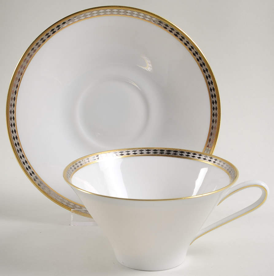 Royal Command Flat Cup & Saucer Set by Chalfonte-1