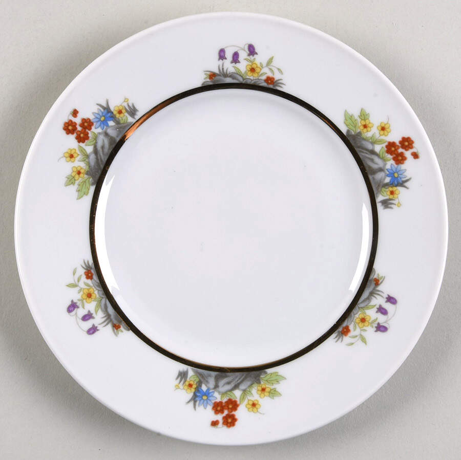 Rockgarden Bread & Butter Plate by Chalfonte-1