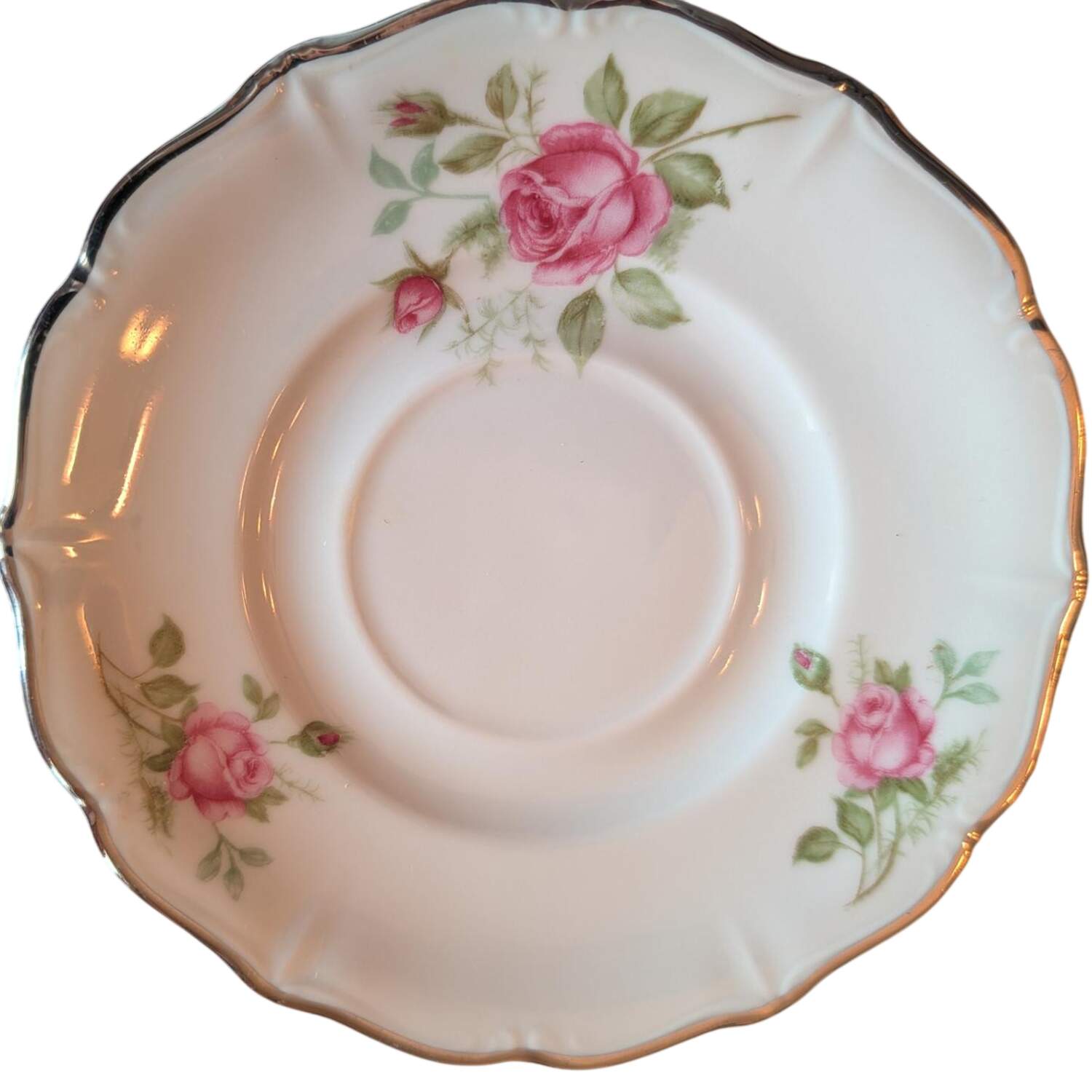 Rose Saucer by Chalfonte-1