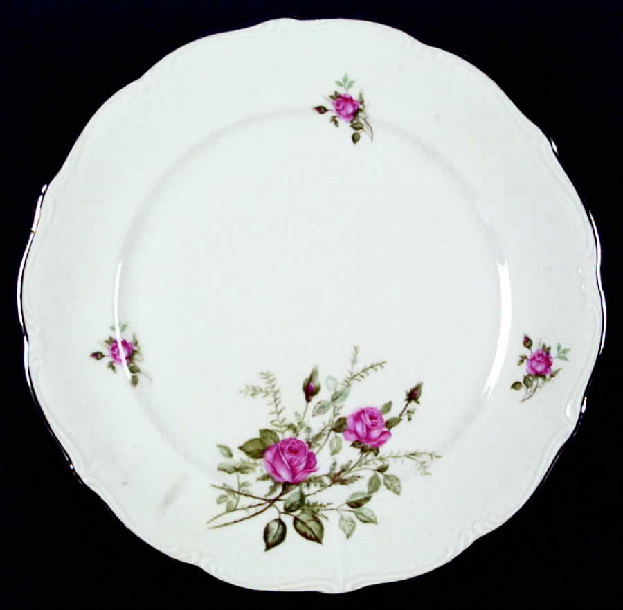 Rose Dinner Plate by Chalfonte-1