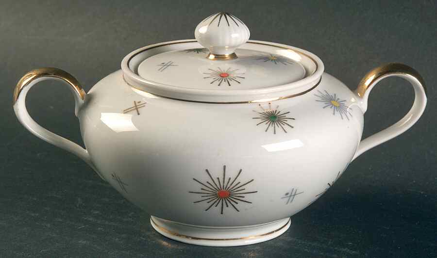 Starlight Sugar Bowl & Lid by Chalfonte-1