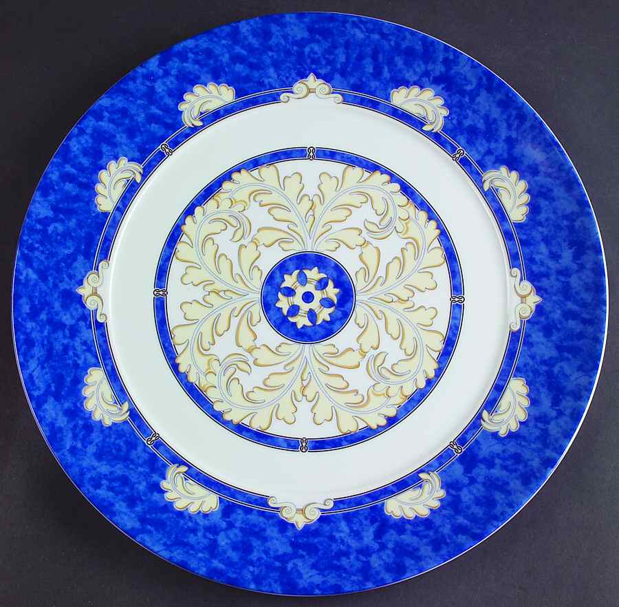 Aida Bleu Cake Plate by Christofle-1