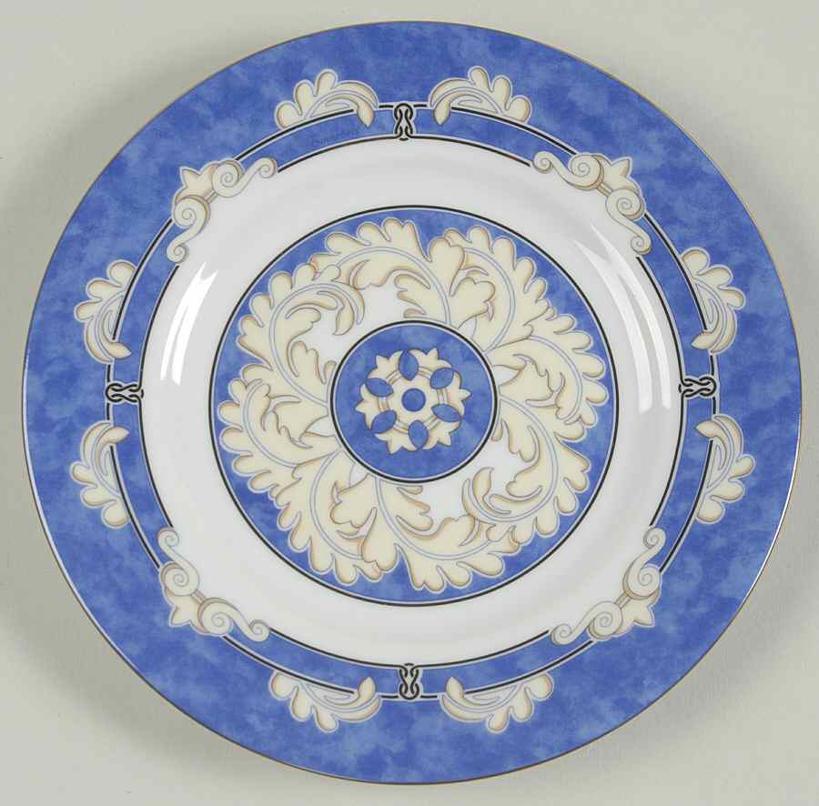 Aida Bleu Bread & Butter Plate by Christofle-1