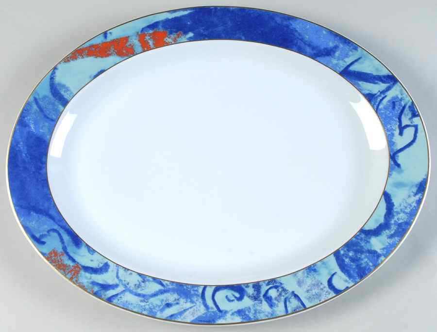 Alizes 15" Oval Serving Platter by Christofle-1