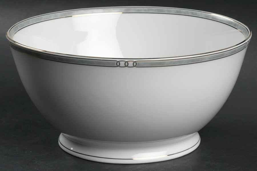 Alliance Grey 8" Salad Serving Bowl by Christofle-1