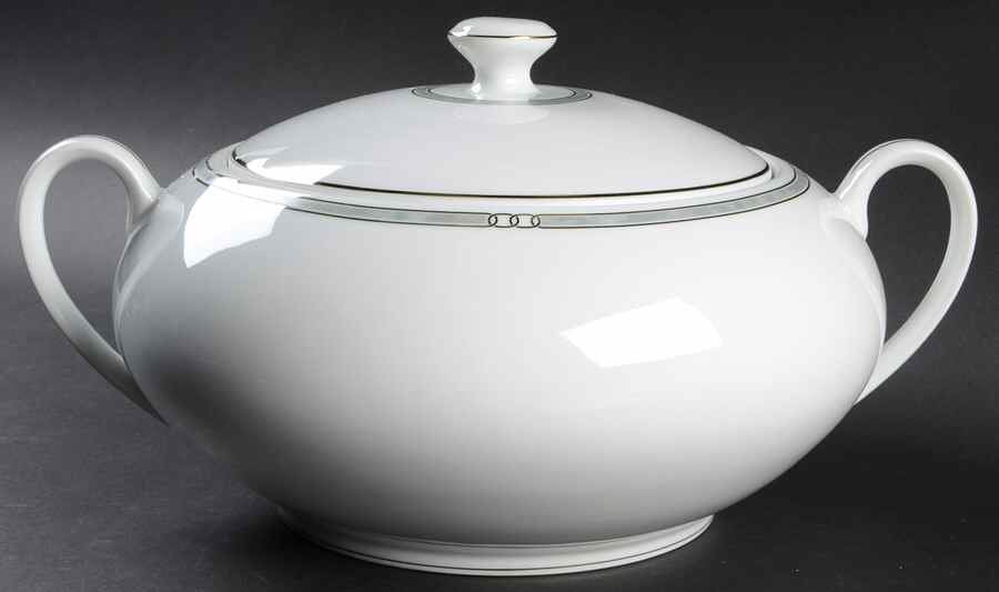 Alliance Grey Round Covered Vegetable by Christofle-1