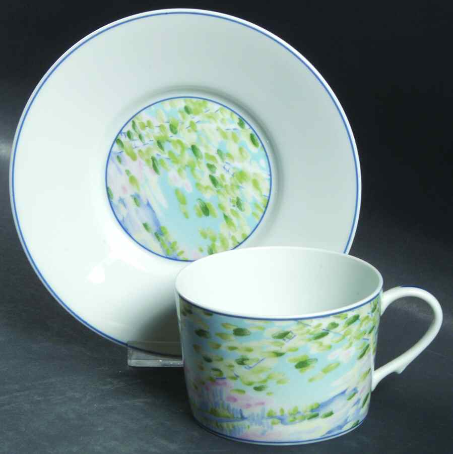 Impression Flat Cup & Saucer Set by Christofle-1