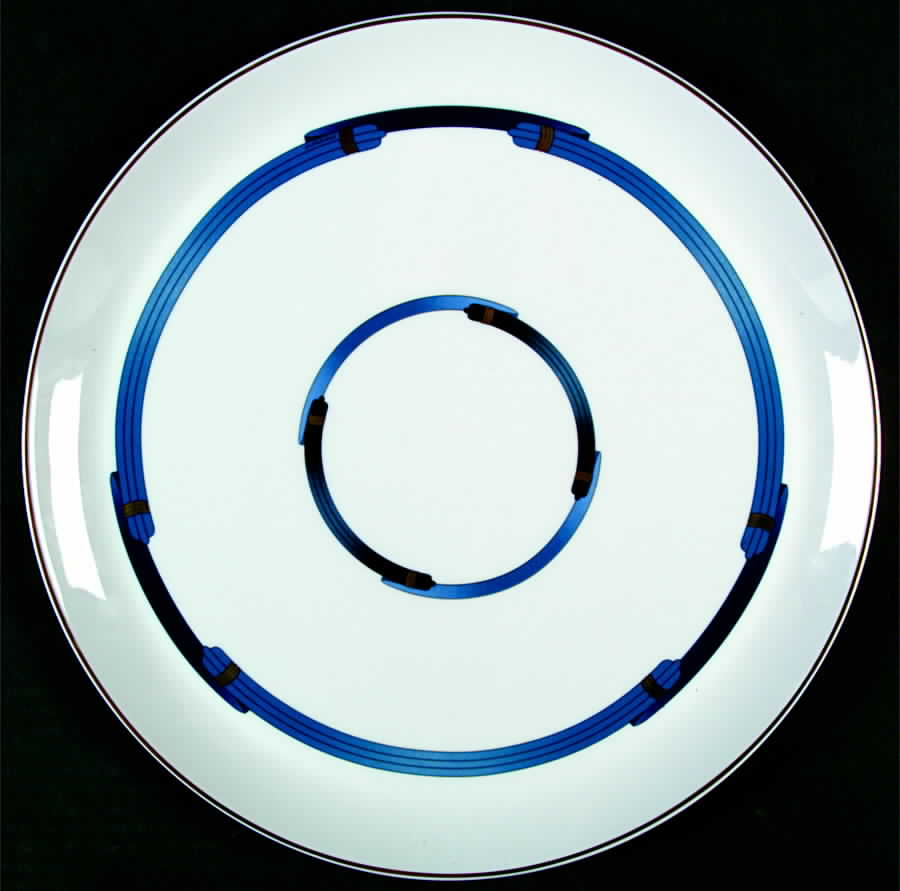 Iriana Bleu 12" Chop Plate (Round Platter) by Christofle-1