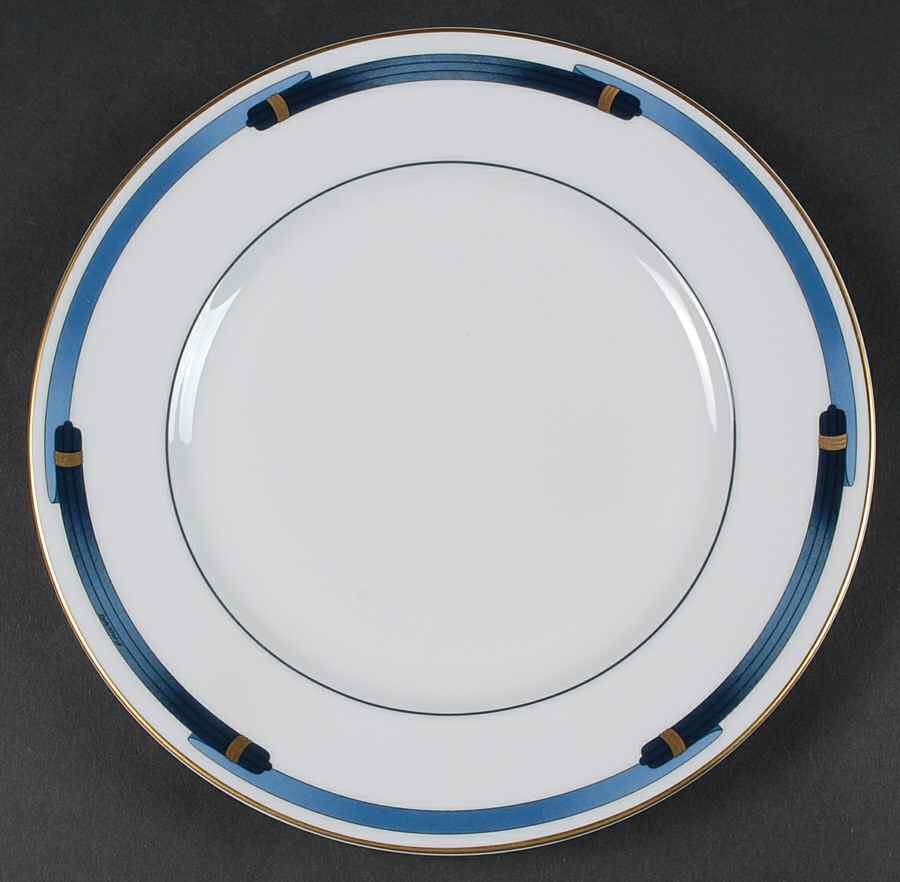 Iriana Bleu Salad/Dessert Plate by Christofle-1
