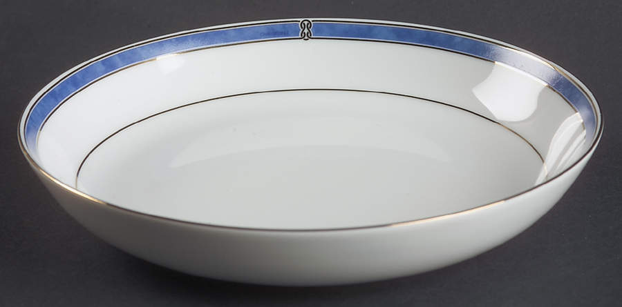 Oceana Blue Soup/Cereal Bowl by Christofle-1