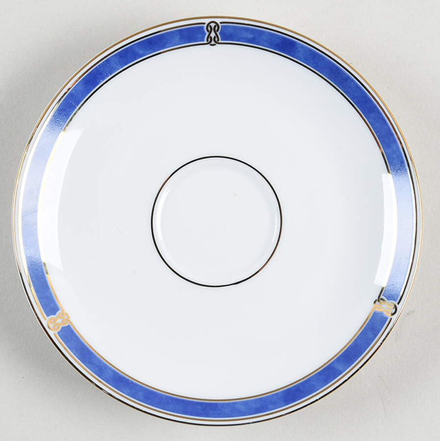 Oceana Blue Saucer for Demitasse Cup by Christofle-1