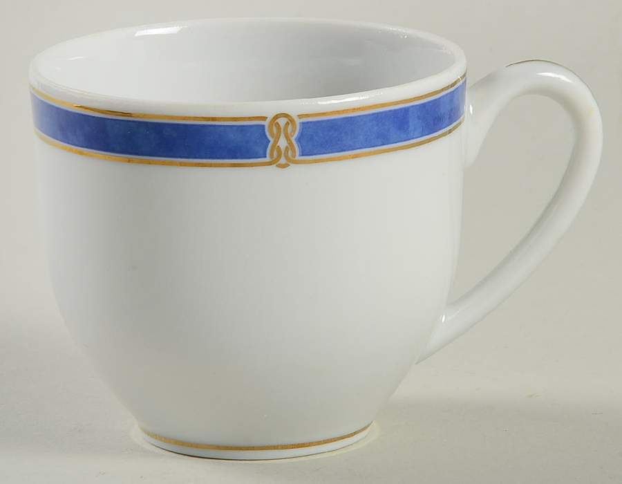 Oceana Blue Flat Demitasse Cup by Christofle-1