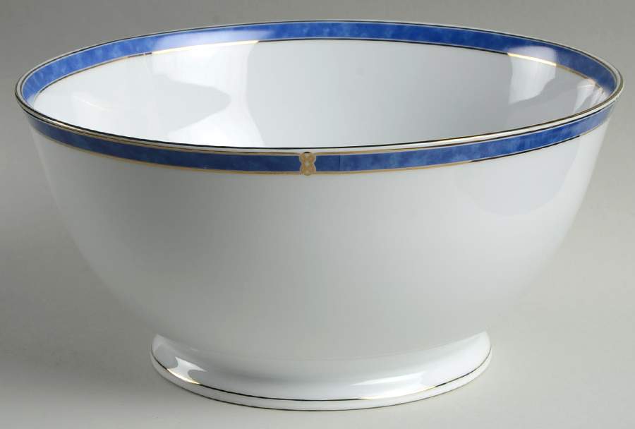 Oceana Blue 9" Salad Serving Bowl by Christofle-1