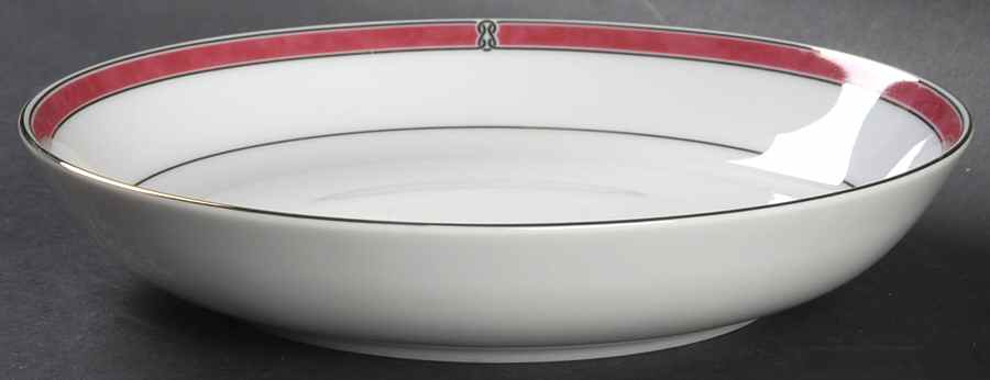 Oceana Red Soup/Cereal Bowl by Christofle-1