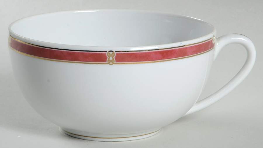 Oceana Red Breakfast Cup by Christofle-1