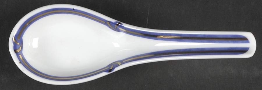 Rubanea Blue Chinese Teaspoon by Christofle-1