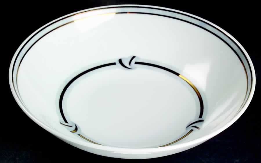 Rubanea Grey Soup/Cereal Bowl by Christofle-1