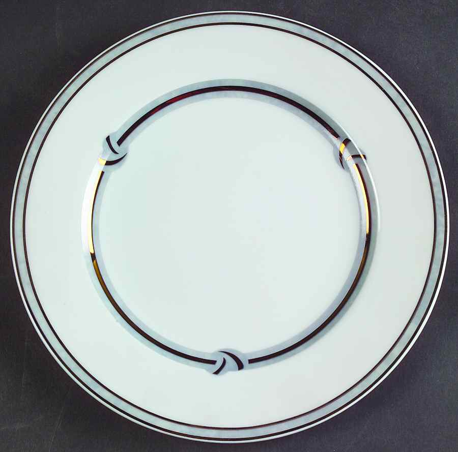Rubanea Grey Salad/Dessert Plate by Christofle-1