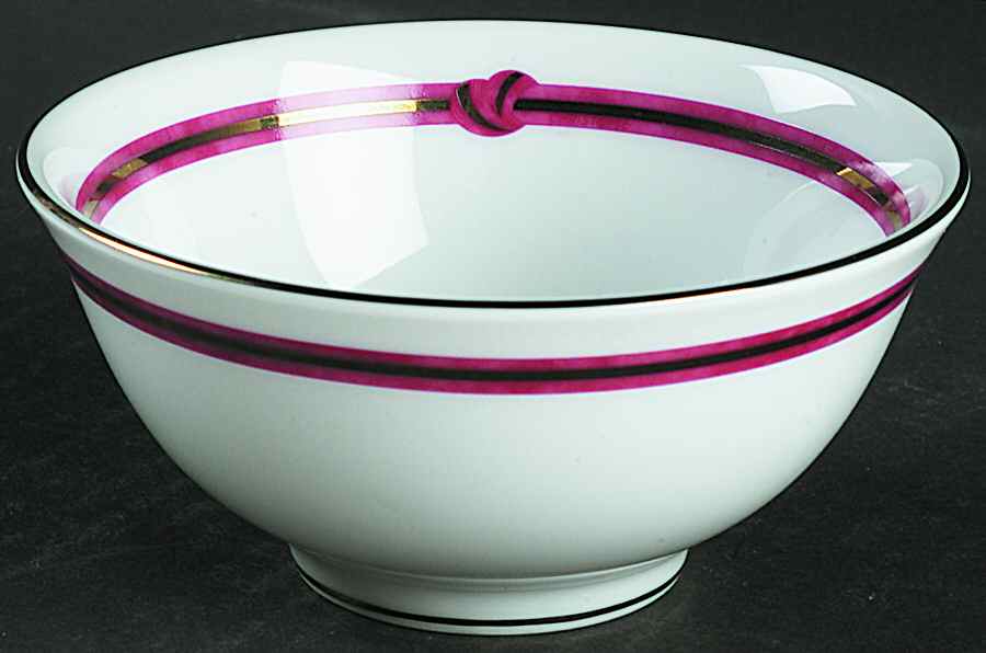 Rubanea Red Rice Bowl by Christofle-1