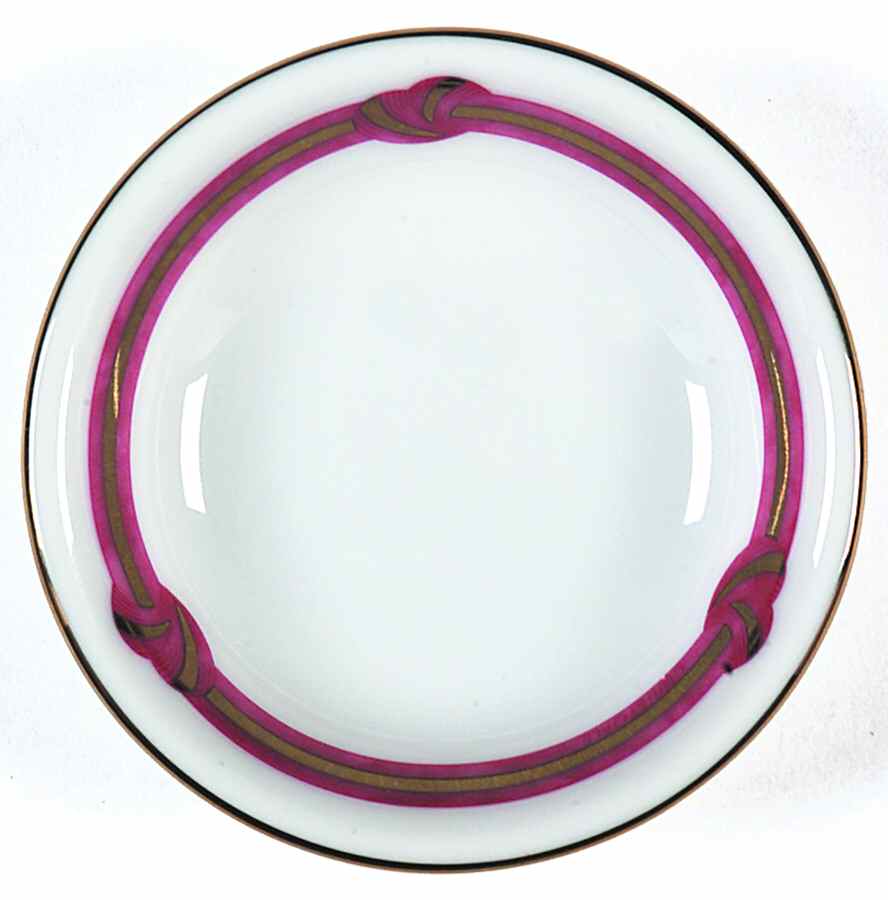 Rubanea Red Soy Sauce Dish by Christofle-1