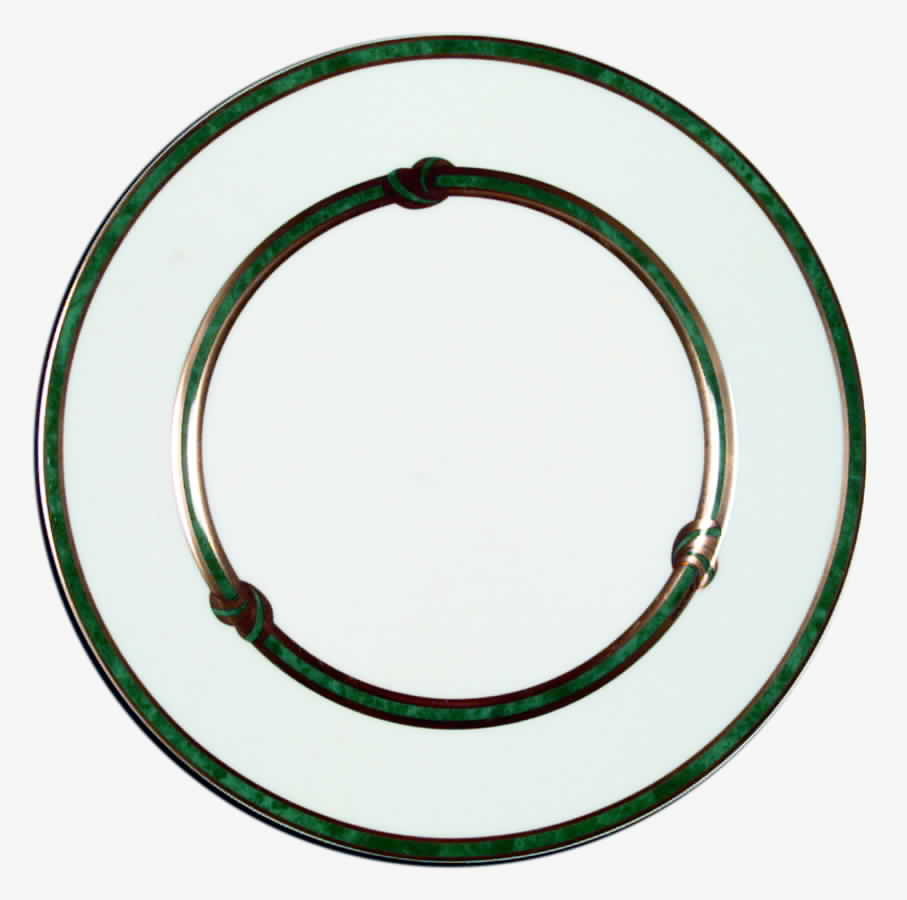Ruban Vert Dinner Plate by Christofle-1