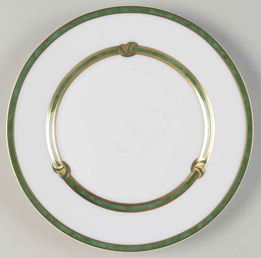 Ruban Vert Salad Plate by Christofle-1