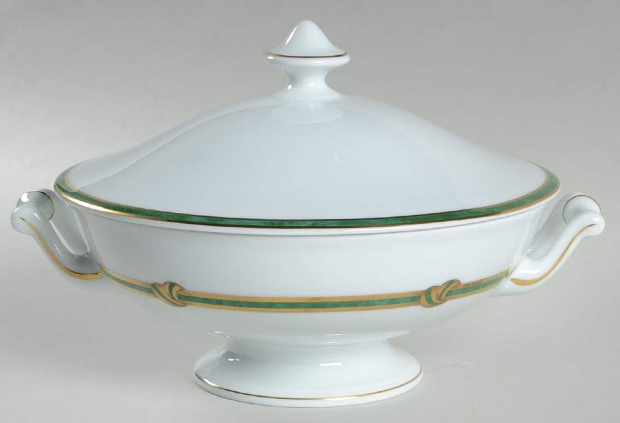 Ruban Vert Round Covered Vegetable by Christofle-1