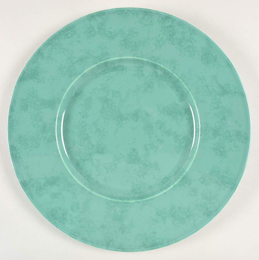 Faience Green (Sponge) Service Plate (Charger) by Christofle-1