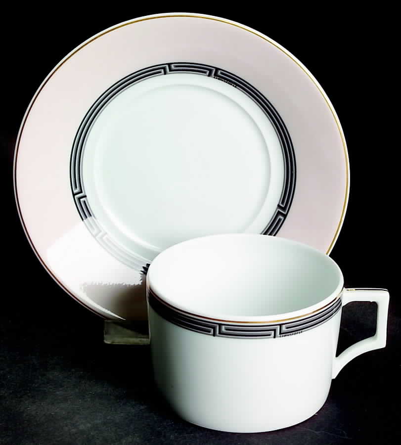 Tiriada Flat Cup & Saucer Set by Christofle-1