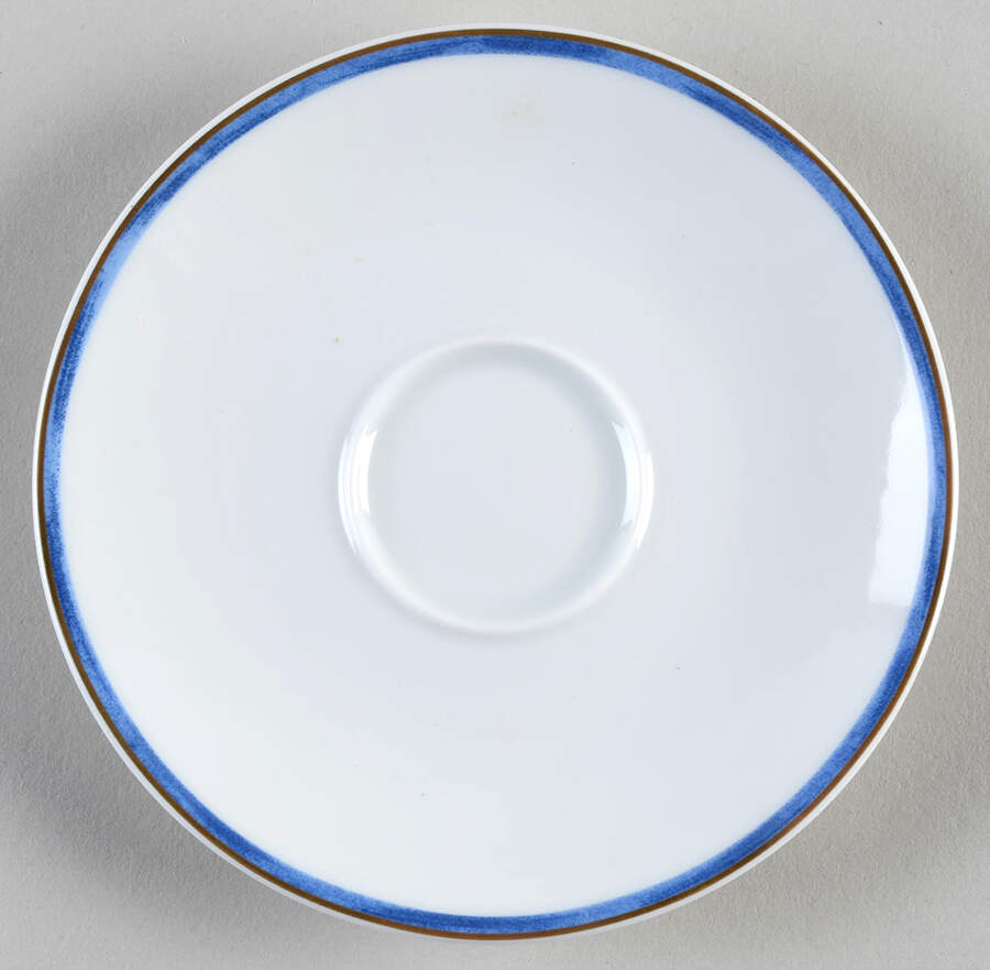 Torsade Bleu Saucer for Demitasse Cup by Christofle-1