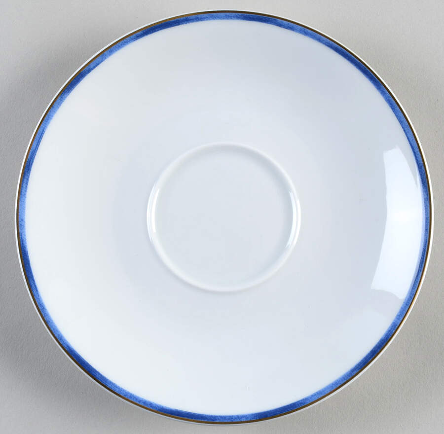 Torsade Bleu Saucer for Cream Soup Bowl by Christofle-1