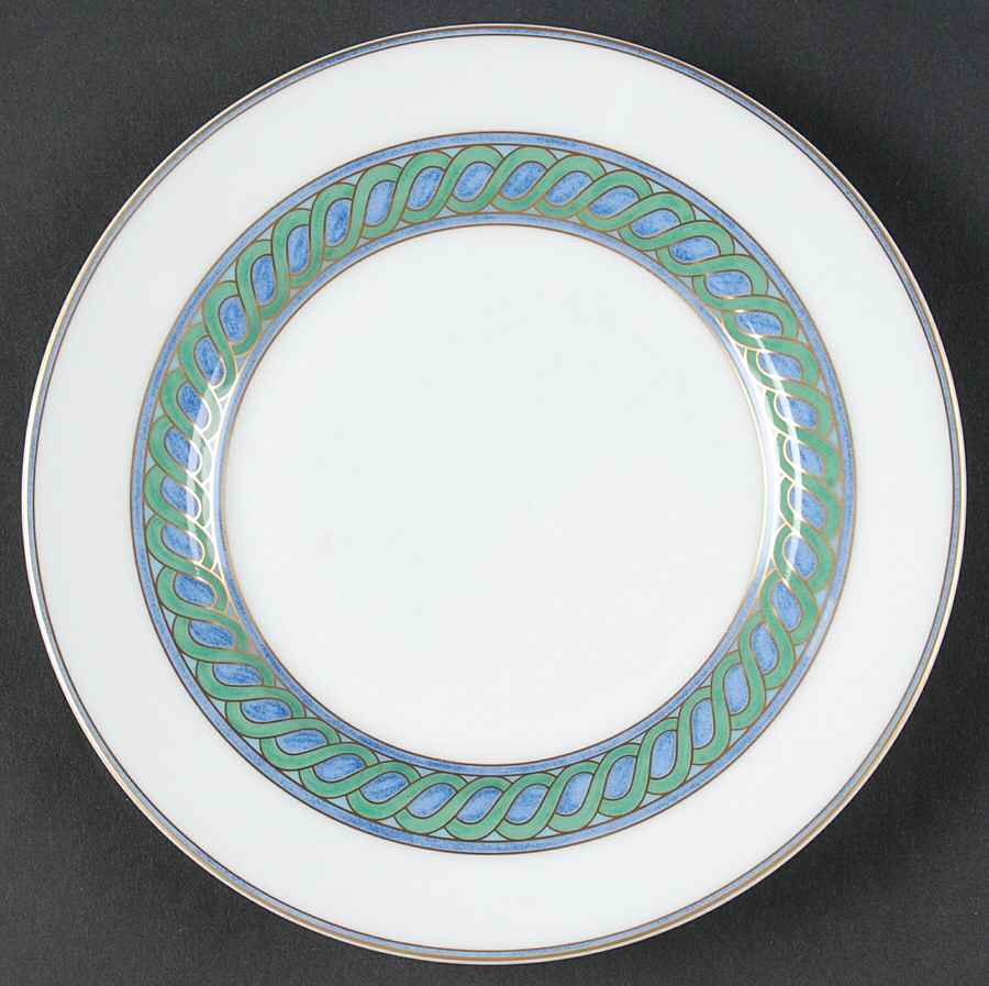 Torsade Bleu Bread & Butter Plate by Christofle-1