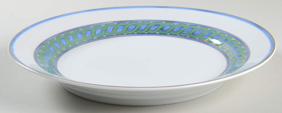 Torsade Bleu 11" Chop Plate (Round Platter) by Christofle-1