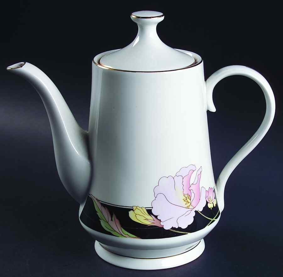 Alice Coffee Pot & Lid by China Pearl-1