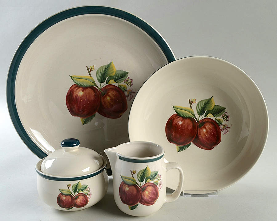 Apples (Casuals) 5 Piece Hostess Set by China Pearl-1