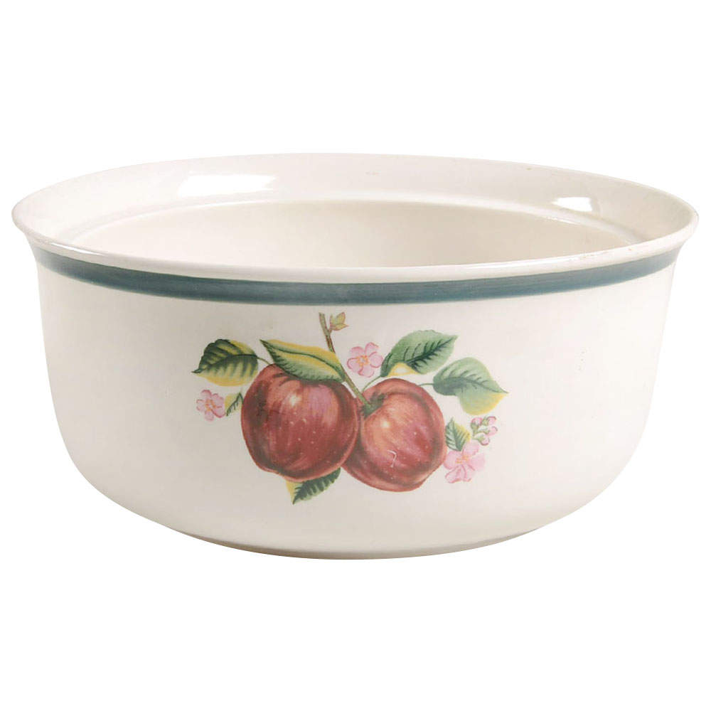 Apples (Casuals) 2 Qt Round Covered Casserole No Lid by China Pearl-1