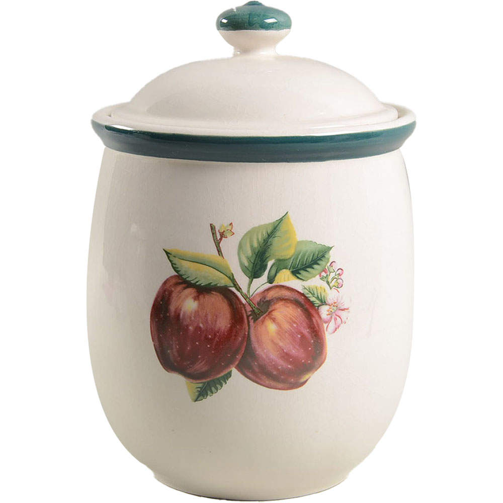 Apples (Casuals) Medium Canister & Lid by China Pearl-1