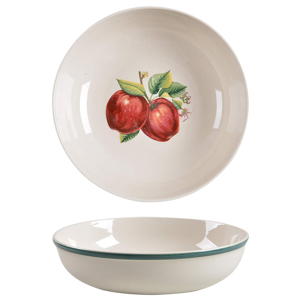 Apples (Casuals) 9" Round Vegetable Bowl by China Pearl-1