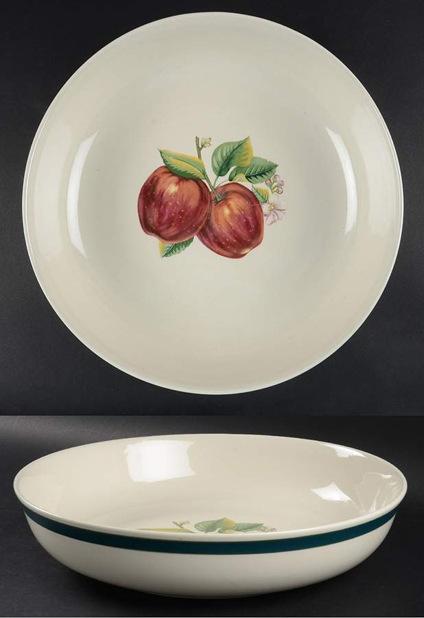 Apples (Casuals) 13" Pasta Serving Bowl by China Pearl-1